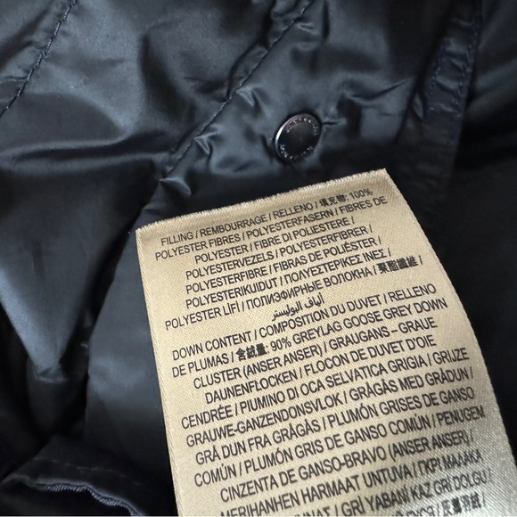Burberry Sz S Puffer Goose Down Coat Jacket Hood ( Flaw ! ) - Picture 15 of 15
